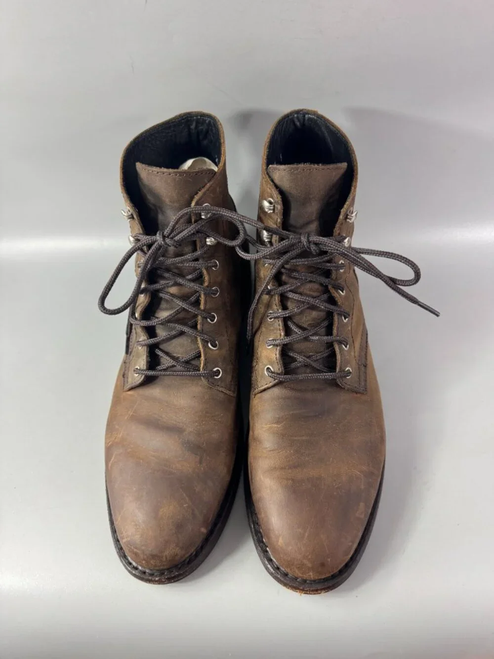 Thursday Boot Co. President Mocha Leather Men's Ankle Boots, Size 12.5